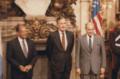 Terence Todman, George H W Bush and Domingo Cavallo 01