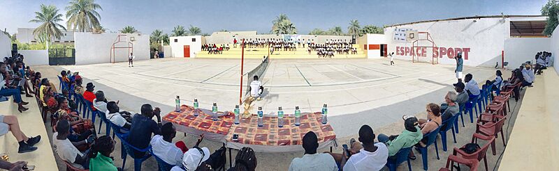 Tournoi de tennis en Casamance