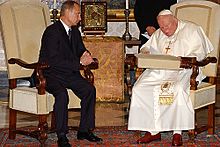 Archivo:Vladimir Putin in the Vatican City 5 November 2003-2