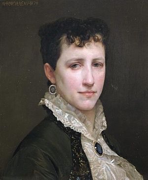 Archivo:William-Adolphe Bouguereau (1825-1905) - Portrait de Mademoiselle Elizabeth Gardner (1879)