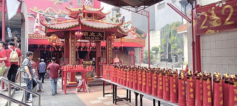 印尼雅加達大史廟2023年春節(2023年01月22日)