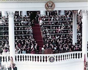 Archivo:1965 Inauguration of President Lyndon Johnson