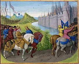Archivo:Arrivée des croisés à Constantinople