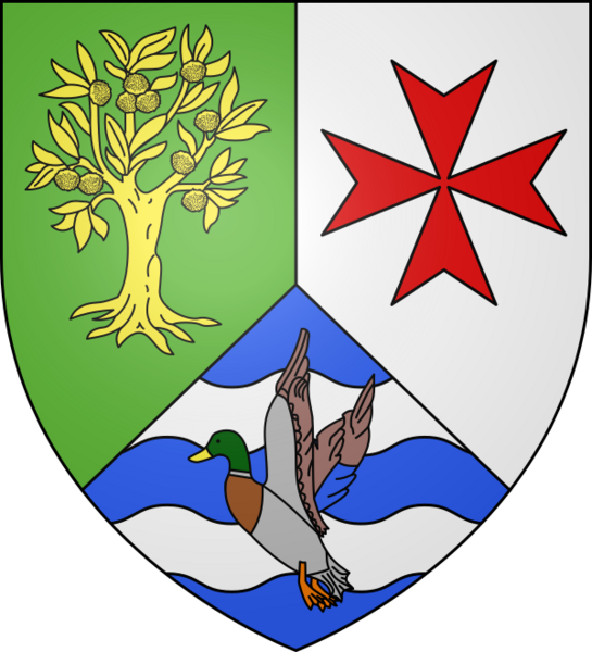 Blason ville fr Châtenay (Ain)