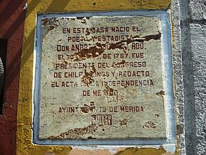 Archivo:Casa de Andrés Quintana Roo, Mérida, Yucatán (01)