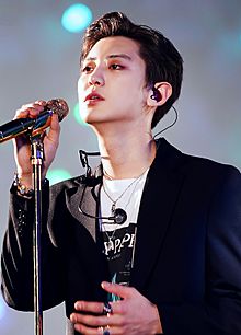 Chanyeol during the Exo Planet 5 – Exploration concert on December 2019 (6).jpg