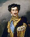 Crownprince Oscar of Sweden painted by Joseph Karl Stieler