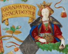 D. Constança de Portugal, Rainha Consorte de Castela - The Portuguese Genealogy (Genealogia dos Reis de Portugal).png