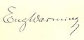 EugenWarming-signature