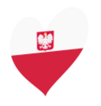 Eurovision Song Contest heart Poland white (state).svg