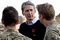 Hammond meeting troops helmand