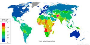 Archivo:Infant mortality 2008 world map