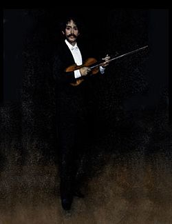 Archivo:James Abbott McNeill Whistler, Arrangement in Black, Portrait of Señor Pablo de Sarasate, 1884