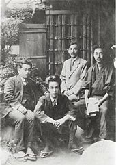 Archivo:Kikuchi Kan, Akutagawa Ryunosuke, and so on