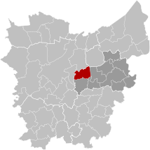 Laarne East-Flanders Belgium Map.svg