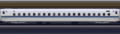 Line scan photo of Shinkansen N700A Series Set G13 in 2017, car 14