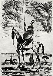 Archivo:Majerník-litografie Don Quijote-1944