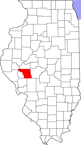 Map of Illinois highlighting Morgan County.svg