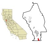 Napa County California Incorporated and Unincorporated areas American Canyon Highlighted.svg