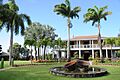 Old sugar cane kettles at the Nevis Botanical Gardens - panoramio