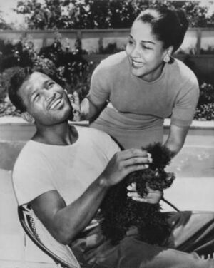 Archivo:Sugar Ray Robinson with wife 1956