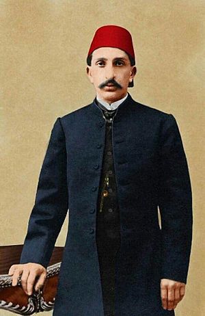 Archivo:Sultan Abdul Hamid II of the Ottoman Empire-colored