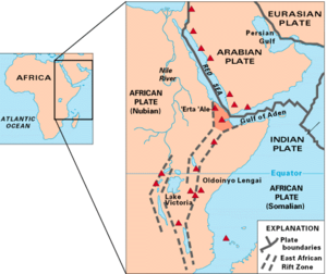 Archivo:Tectonical map of East Africa