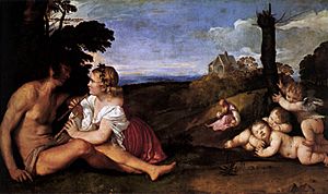 Archivo:Tiziano, tre età dell'uomo 01