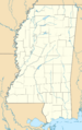 USA Mississippi location map
