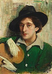 Archivo:Yury Pen - Portrait of Marc Chagall