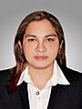 Alba Moira Osinaga Rivero. Official portrait, 2020. Chamber of Deputies of Bolivia