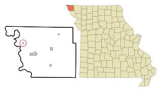 Atchison County Missouri Incorporated and Unincorporated areas Watson Highlighted.svg