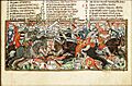 Battle between Clovis and the Visigoths