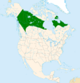 Betula nana range map