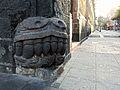 Cabeza de serpiente prehispánica (Palacio de los Condes de Santiago de Calimaya)