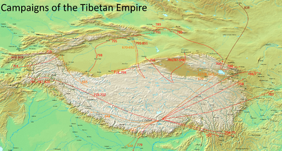 Archivo:Campaigns of the Tibetan Empire