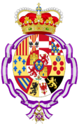 Coat of arms of Isabella of Spain (1851–1931) as Princess of Asturias