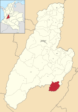 Alpujarra ubicada en Tolima