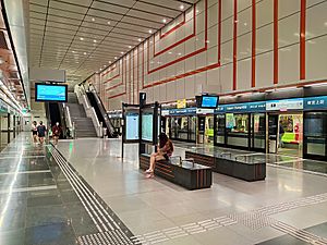 Archivo:DT34 Upper Changi MRT Platforms 20210418 155407