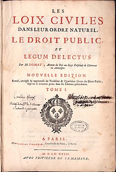 Archivo:Domat, Jean – Loix civiles dans leur ordre naturel, 1723 – BEIC 6498033