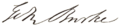 Edmund Burke signature