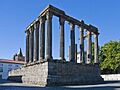 Evora roman-temple daylight