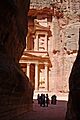 Exiting the Siq Petra