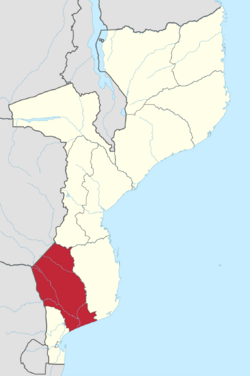 Gaza Province in Mozambique 2018.svg