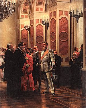 Archivo:Kronprinz Friedrich Wilhelm auf dem Hofball 1878