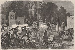 Archivo:Le monde illustré - 24 juin 1871 - Derniers combats au Père-Lachaise