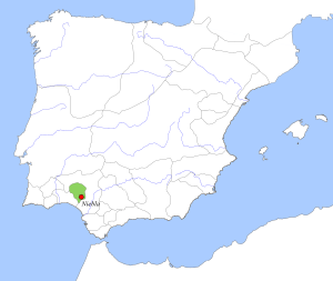 Archivo:Location map Taifa of Niebla