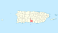 Locator map Puerto Rico Juana Diaz