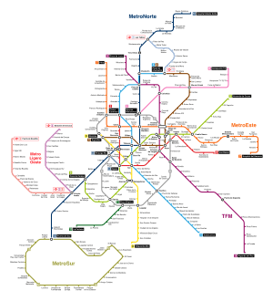 Archivo:Madrid Metro Map