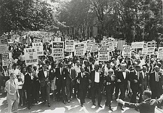 March on Washington for Jobs and Freedom, Martin Luther King, Jr. and Joachim Prinz 1963.jpg